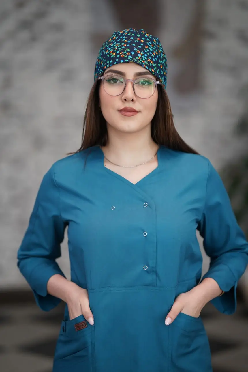 اسکراب پزشکی سبز کله غازی زنانه